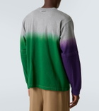 Sacai Dyed cotton sweatshirt