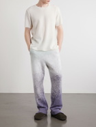 God's True Cashmere - Ombre Straight-Leg Cashmere Trousers - Blue