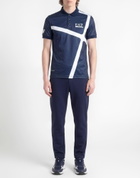 Ea7 Mens Polo shirt in Midnight blue
