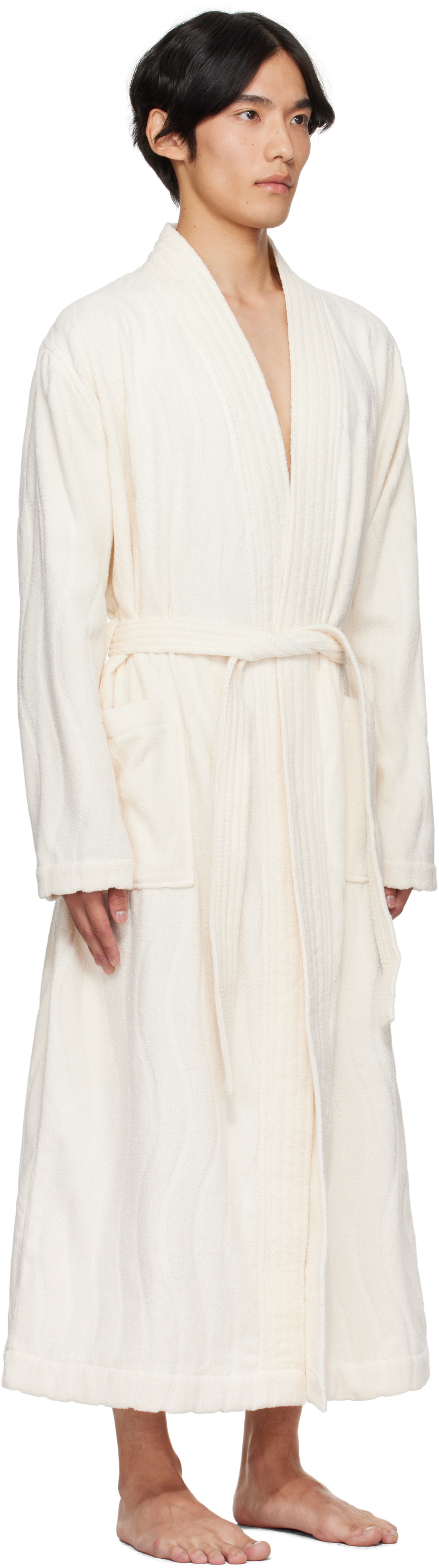 Baina Off-White Sulis Bathrobe