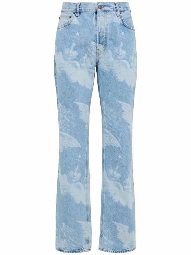 Photo: FIORUCCI Angel Print Straight Fit Jeans