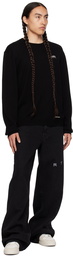 RTA Black Embroidered Sweater