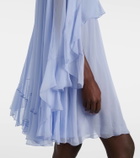Chloé Ruffled silk minidress