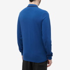 Fred Perry Men's Long Sleeve Twin Tipped Polo Shirt in Shaded Cobalt