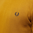 Fred Perry Men's Classic Crew Neck Knit in Dark Caramel