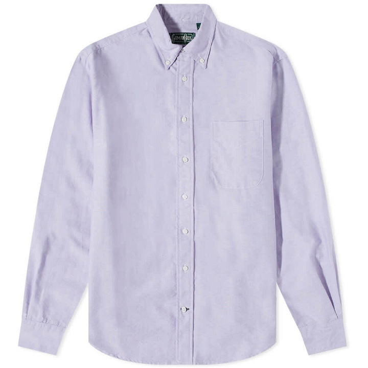 Photo: Gitman Vintage Men's Button Down Oxford Shirt in Purple