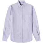 Gitman Vintage Men's Button Down Oxford Shirt in Purple