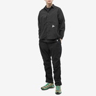 And Wander Men's Fleece Base Overshirt in Black