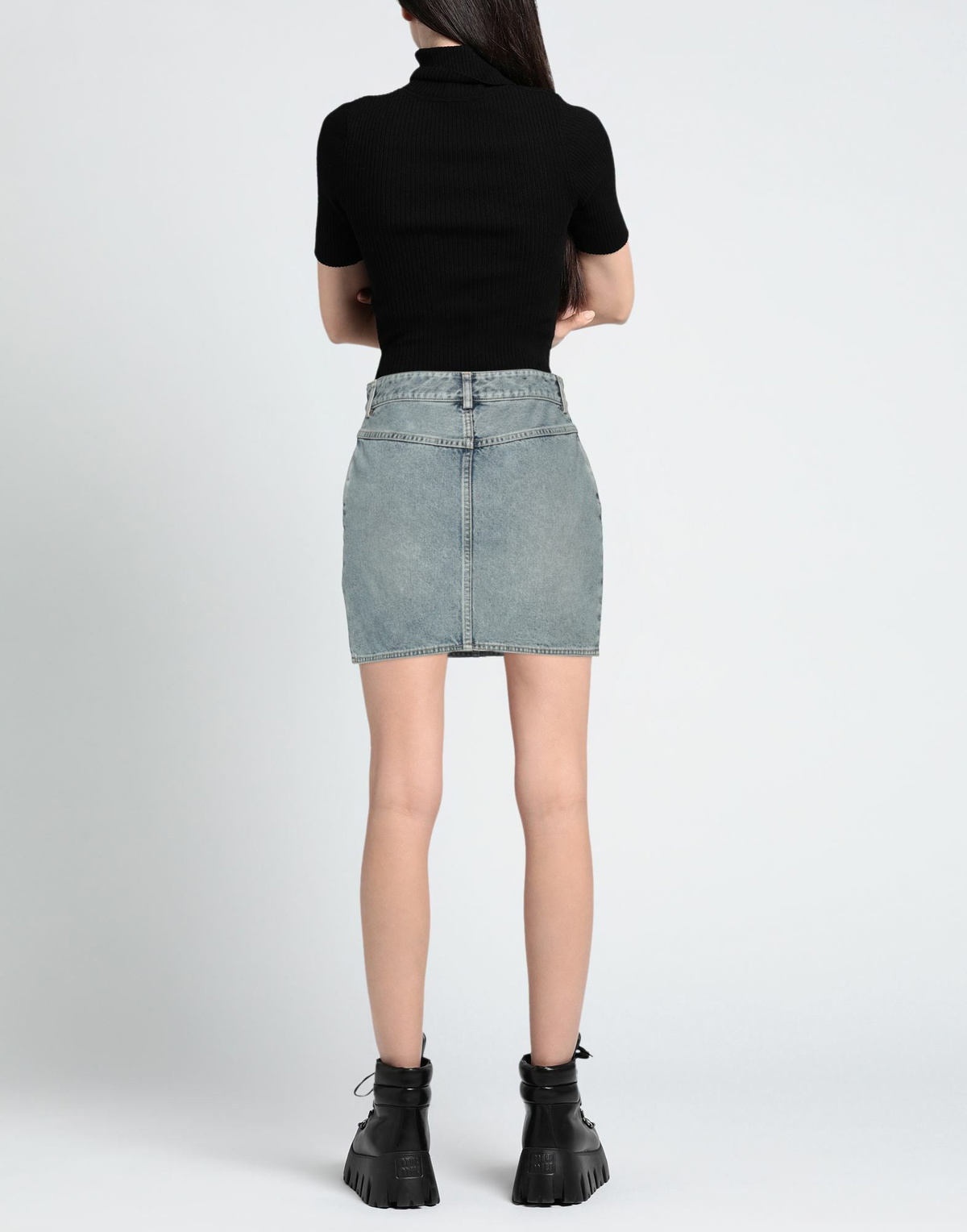 Petar Petrov Womens Denim skirt in Blue