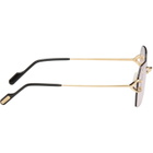 Cartier Gold 'Classic C de Cartier' Sunglasses
