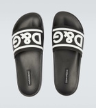 Dolce&Gabbana Logo rubber slides