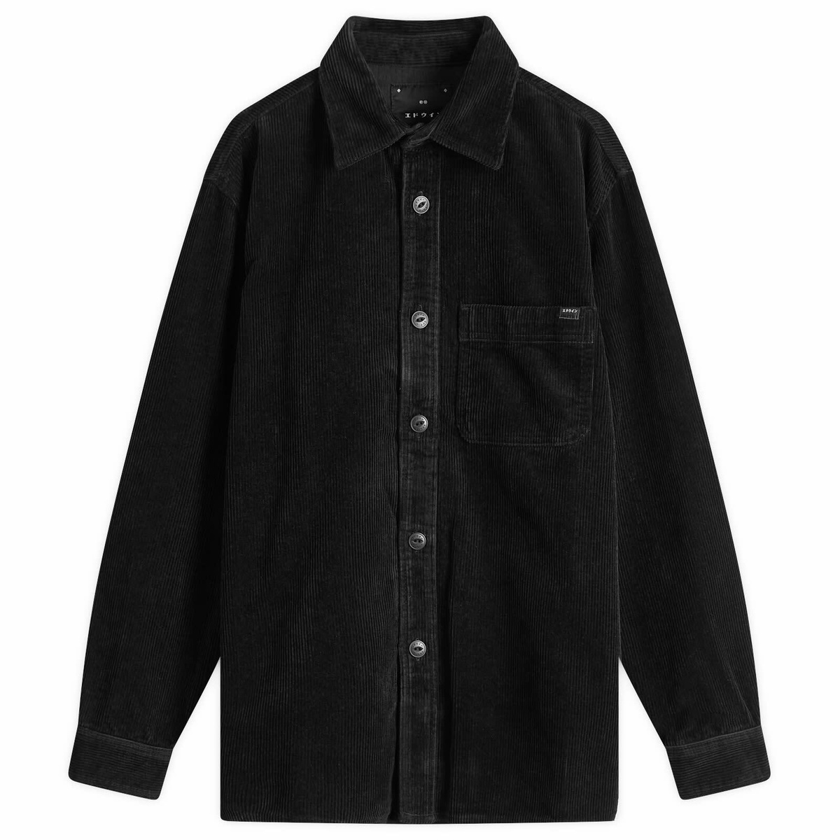 Edwin Men's Ander Cord Overshirt in Black