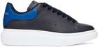 Alexander McQueen Navy Oversized Sneakers