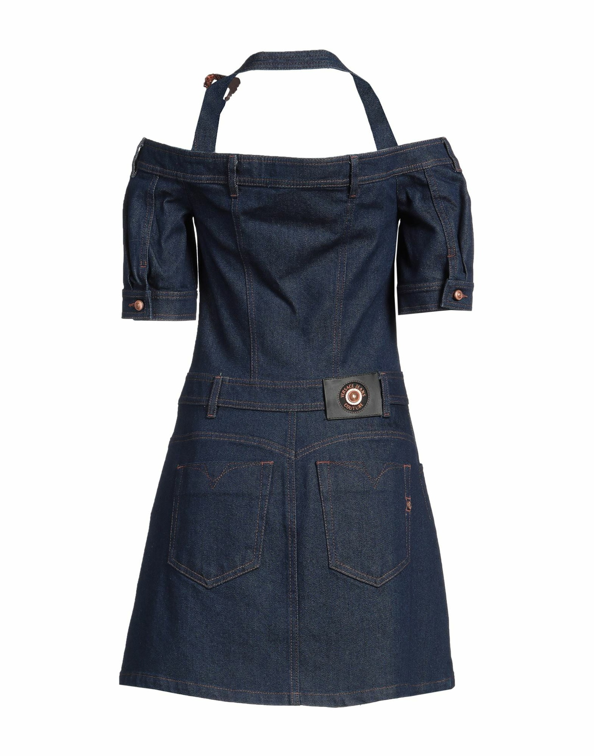 Versace Jeans Couture Womens Mini dress in Blue