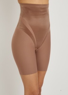 Spanx Transform Sculpting High-waist Shorts Nude