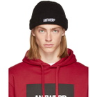 Vier Black Antwerp Beanie