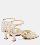 Souliers Martinez Veronica woven leather sandals