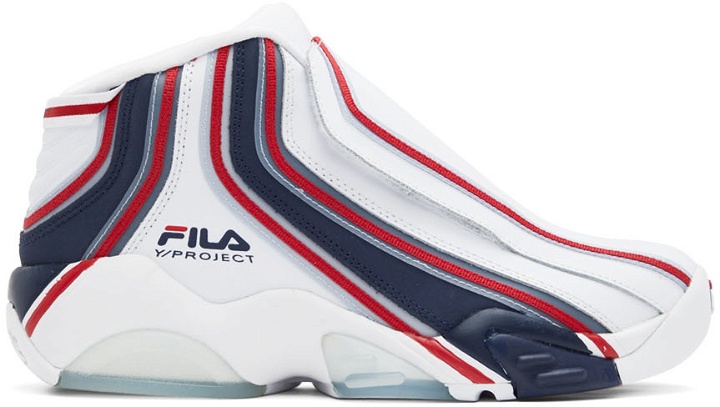 Photo: Y/Project White FILA Edition Stackhouse Sneakers