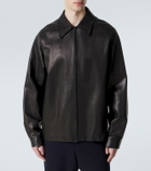 The Row Mount leather jacket