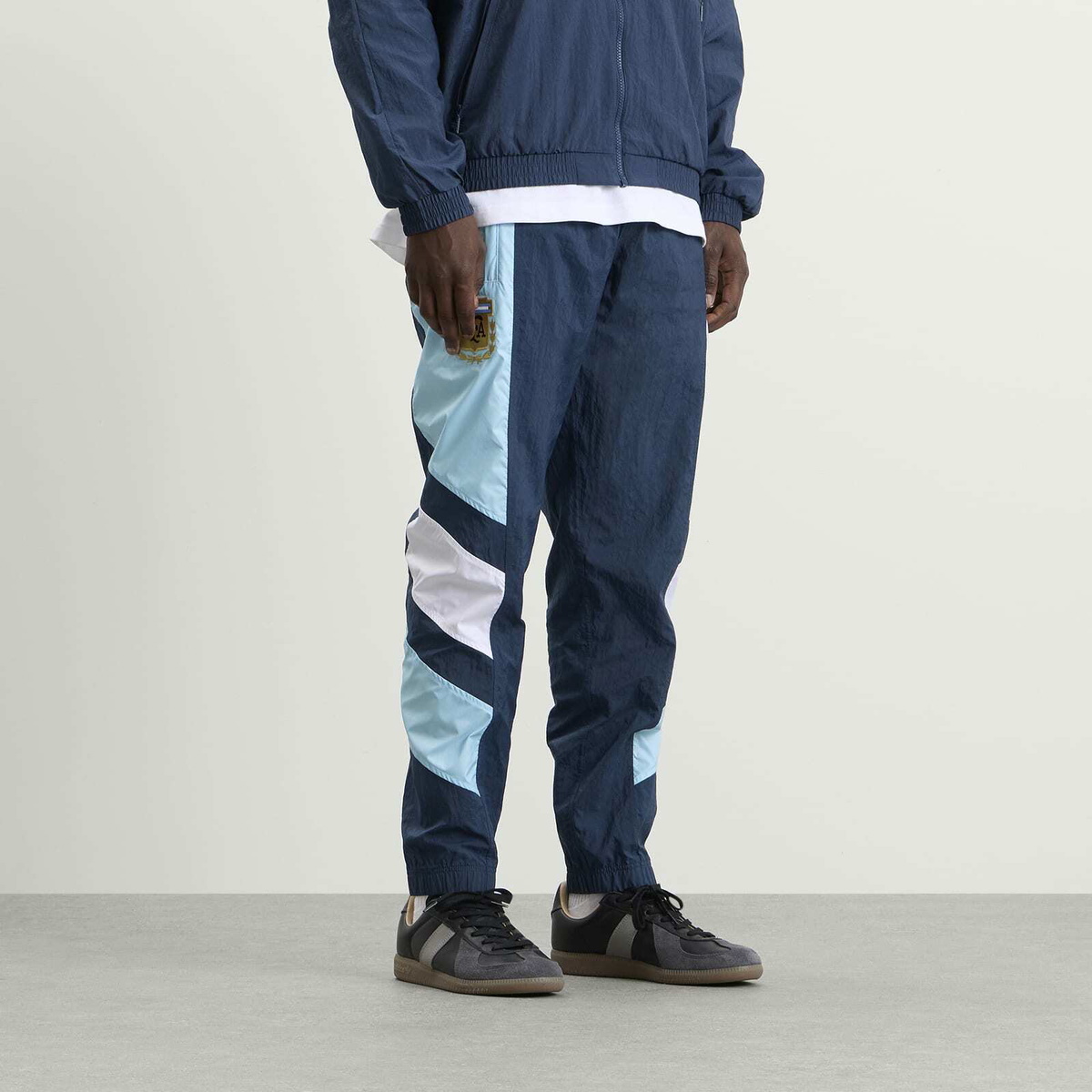 Adidas Men's AFA EQT Track Pant in Crew Navy