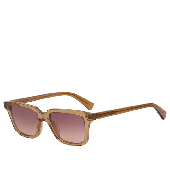 Photo: Bottega Veneta Eyewear Bottega Veneta BV1363S Sunglasses in Orange/Red 