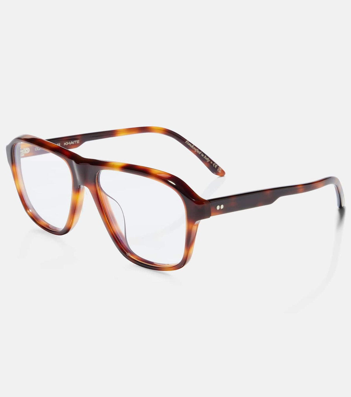 Khaite x Oliver Peoples square glasses