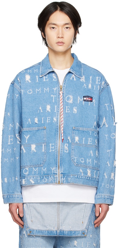 Photo: Tommy Jeans Blue Aries Edition Denim Jacket