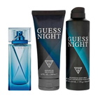 Guess Night Pour Homme 3-Pc Gift Set 3.4 Edt+6.7 Shower Gel+6.0 Body Spray For Men