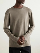 The Row - Leon Slub Cotton-Jersey T-Shirt - Neutrals
