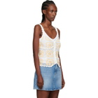 Holzweiler White Rosie Crochet Tank Top