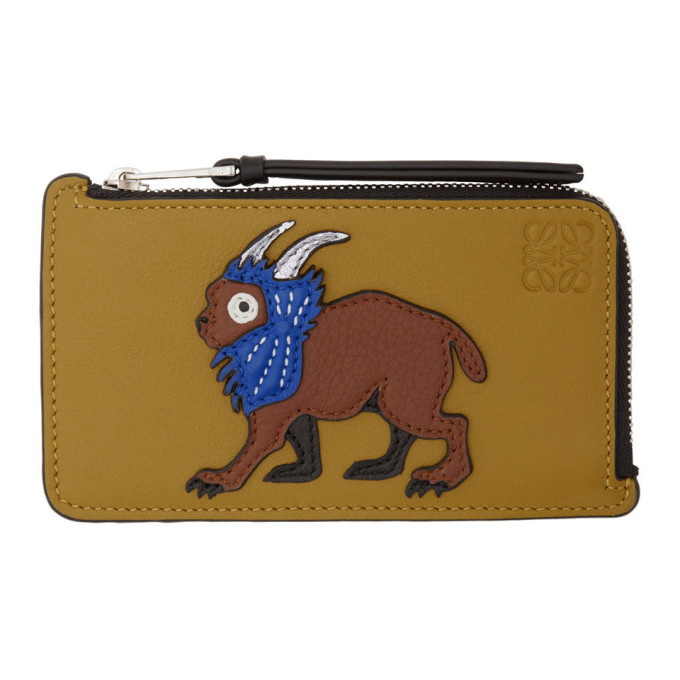 Photo: Loewe Yellow William De Morgan Patch Coin Cardholder