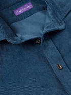 Ralph Lauren Purple label - Cotton-Corduroy Shirt - Blue