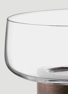 LSA International City Bowl and Walnut Base