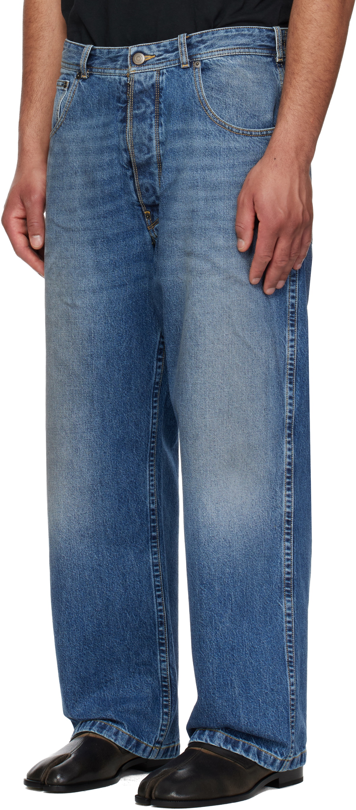 Maison Margiela Blue Faded Jeans