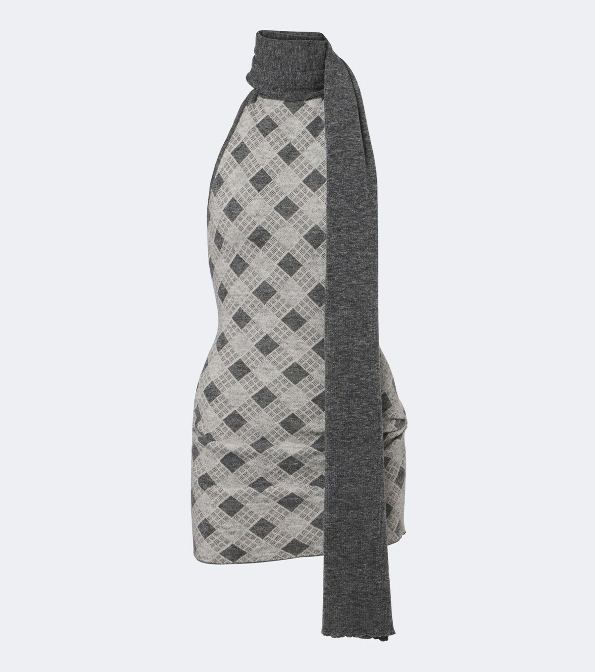Aya Muse Axis wool-blend minidress