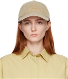 TOTEME Beige Embroidered Cap