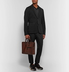 Berluti - Un Jour Scritto Leather Briefcase - Men - Brown