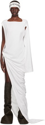 Rick Owens DRKSHDW White Edfu Maxi Dress