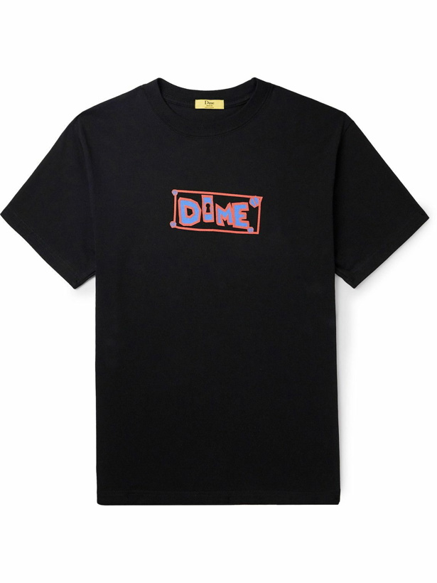 Photo: DIME - Logo-Print Cotton-Jersey T-Shirt - Black