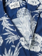 Reyn Spooner - Convertible-Collar Printed Woven Shirt - Blue