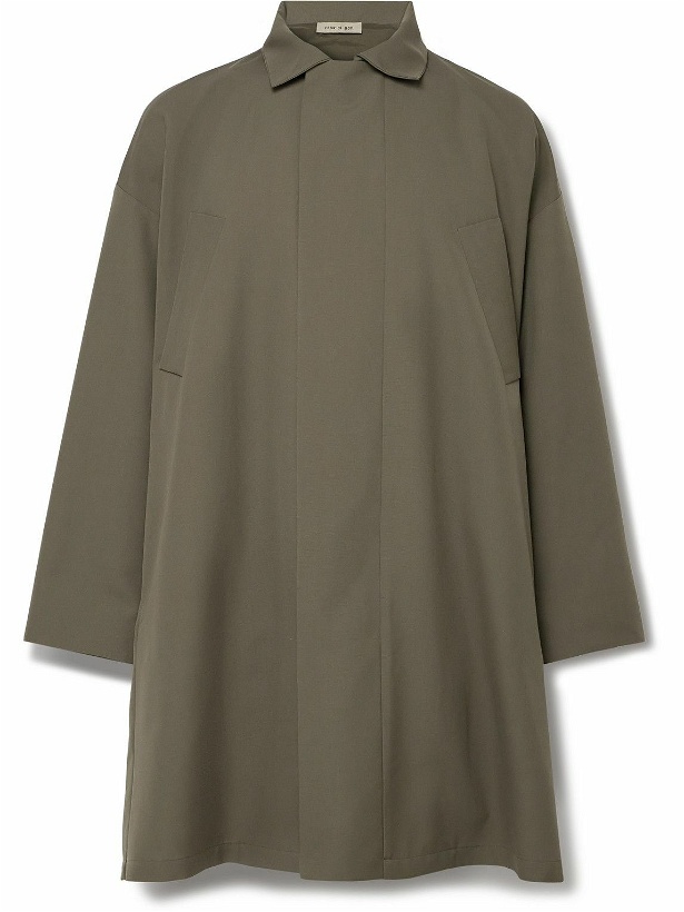 Photo: Fear of God - Virgin Wool-Crepe Trench Coat - Green