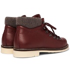 Loro Piana - Laax Full-Grain Leather Boots - Men - Brown