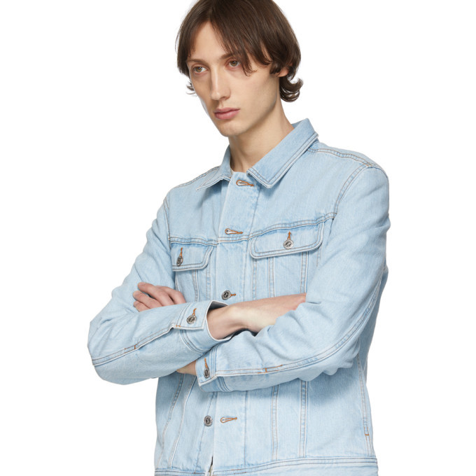 A.P.C. Indigo Denim Quilt Jacket A.P.C.