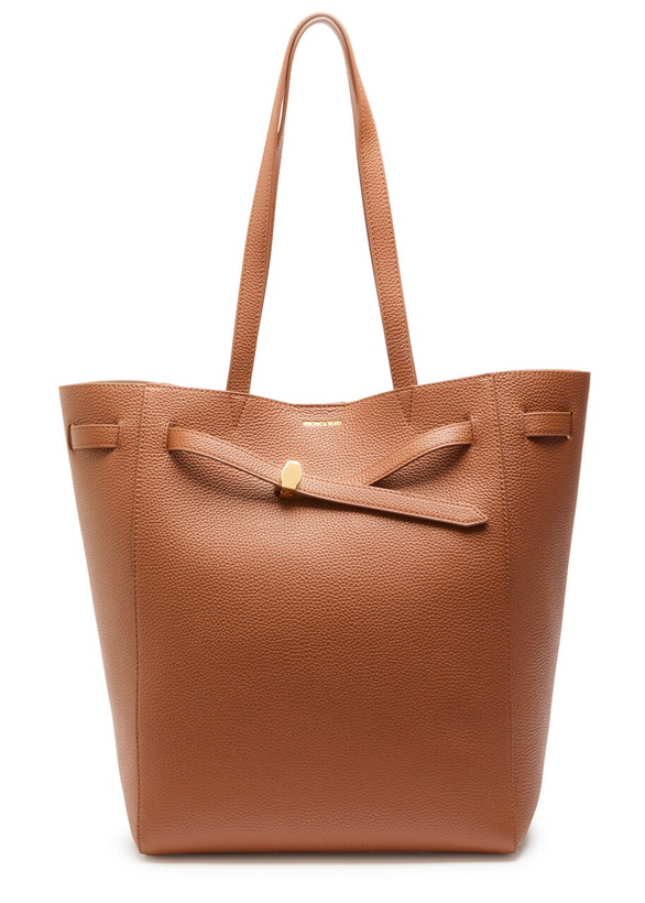 Photo: Veronica Beard Dash Leather Tote bag - Tan - One Size