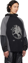 Han Kjobenhavn Black 'Successor' Printed Short Sleeve T-shirt