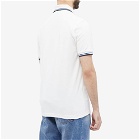 Fred Perry Authentic Men's Original Twin Tipped Polo Shirt in Ecru/Royal/Black