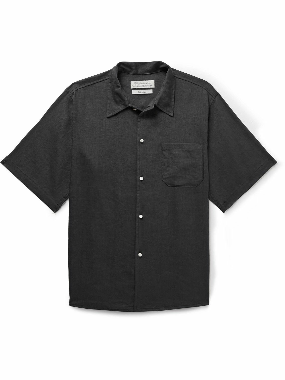 Remi Relief - Linen-Blend Shirt - Black Remi Relief