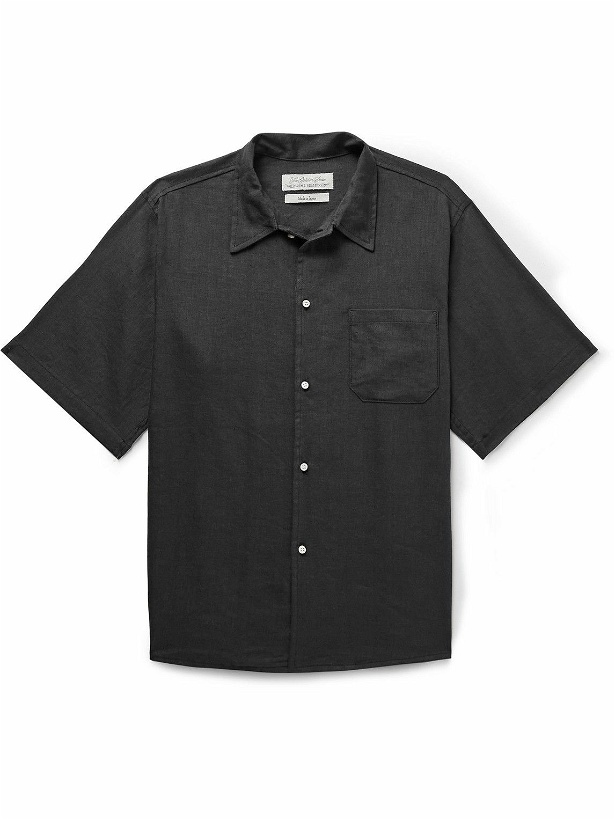 Photo: Remi Relief - Linen-Blend Shirt - Black
