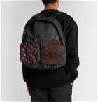 Raf Simons - Eastpak Padded Doubl'r Printed Embellished Canvas and Shell Backpack - Black