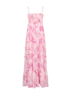 MC2 Saint Barth Woman Cotton Dress Jemma With Smocked Embroidery